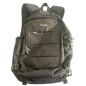 Tzowla Travel laptop black backpack 18 X 13 X 5 with Charger